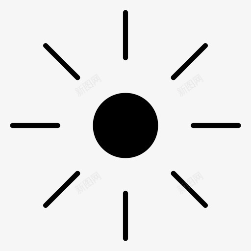 太阳明亮早晨的太阳图标svg_新图网 https://ixintu.com 太阳 太阳升起 早晨的太阳 明亮 阳光灿烂