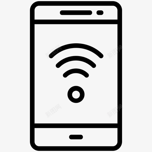 wifi服务互联网接入网络接入图标svg_新图网 https://ixintu.com wifi服务 wlan 互联网接入 无线互联网 网络接入 餐厅线路图标