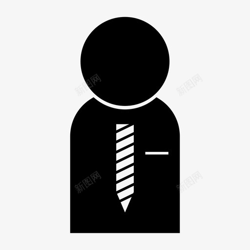 会计簿记员雇员图标svg_新图网 https://ixintu.com 会计 工人 工作 簿记员 财务字形 银行 雇员