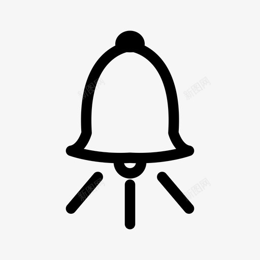 警报铃声通知图标svg_新图网 https://ixintu.com 电子商务 警报 通知 铃声