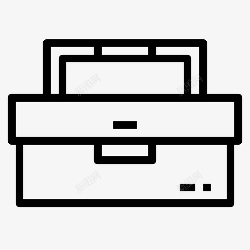 工具箱木工家居图标svg_新图网 https://ixintu.com 修理 园艺工具 家居 工具箱 木工