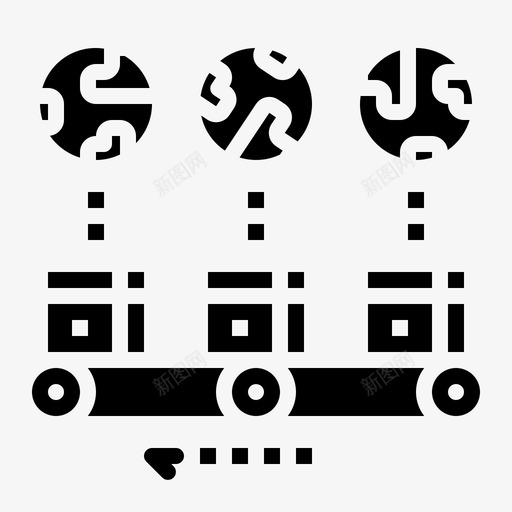 细分市场客户交付图标svg_新图网 https://ixintu.com 交付 产品 全球 客户 成功业务 细分市场