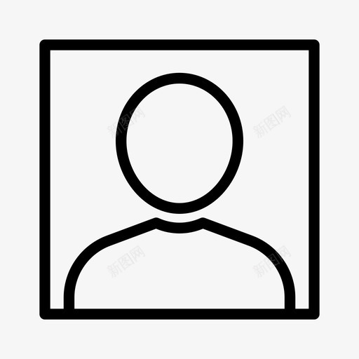 个人资料人正方形图标svg_新图网 https://ixintu.com 个人资料 人 正方形 用户 通用图标