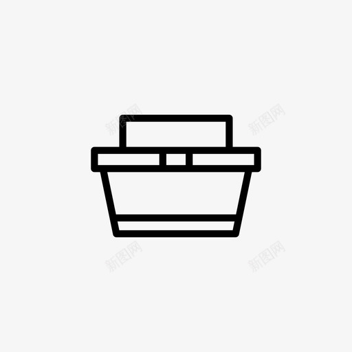 空篮子购买订购图标svg_新图网 https://ixintu.com 商店 电子商务网站 空篮子 订购 购买 购物