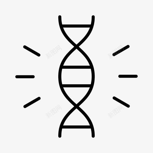 dna健康保健图标svg_新图网 https://ixintu.com dna 保健 健康 医学 医学院 科学