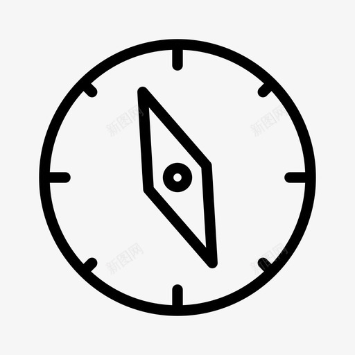 指南针箭头基数图标svg_新图网 https://ixintu.com 基数 导航 指南针 方向 箭头 通用图标