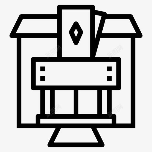 赌场赌博纸牌图标svg_新图网 https://ixintu.com 扑克 纸牌 赌博 赌场