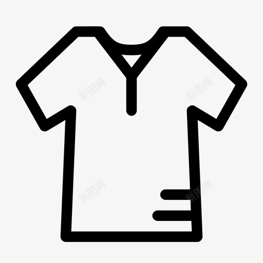 T恤运动衫制服图标svg_新图网 https://ixintu.com T恤 制服 运动衫