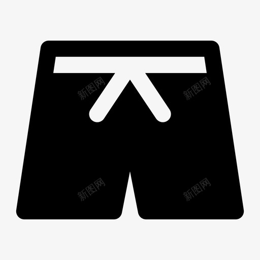 采购产品短裤服装时尚图标svg_新图网 https://ixintu.com 时尚 服装 服装固体 裤子 采购产品短裤
