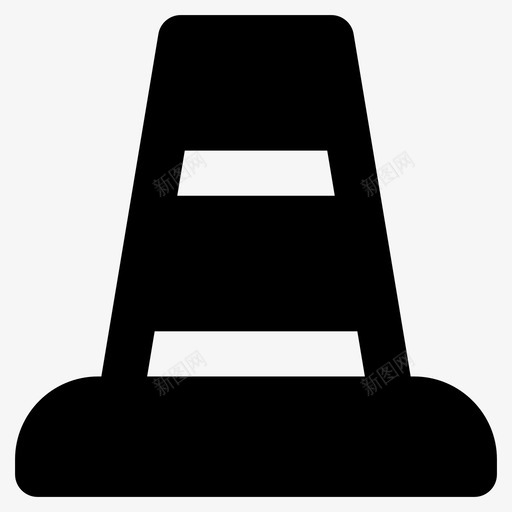 交通锥施工锥危险锥图标svg_新图网 https://ixintu.com 交通锥 危险锥 施工中 施工锥 用户界面字形图标 路标