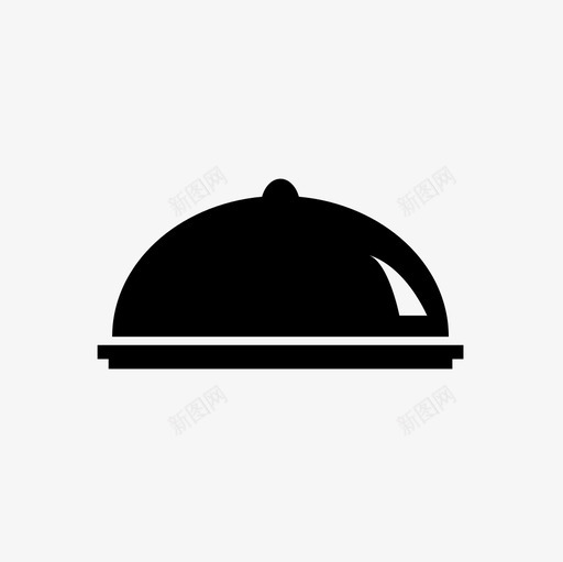 点菜厨师食物图标svg_新图网 https://ixintu.com 厨师 点菜 盘子 食物 餐厅