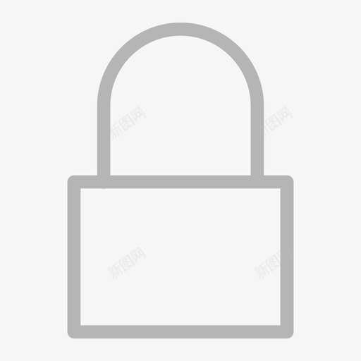 商品_锁-未授权svg_新图网 https://ixintu.com 商品_锁-未授权