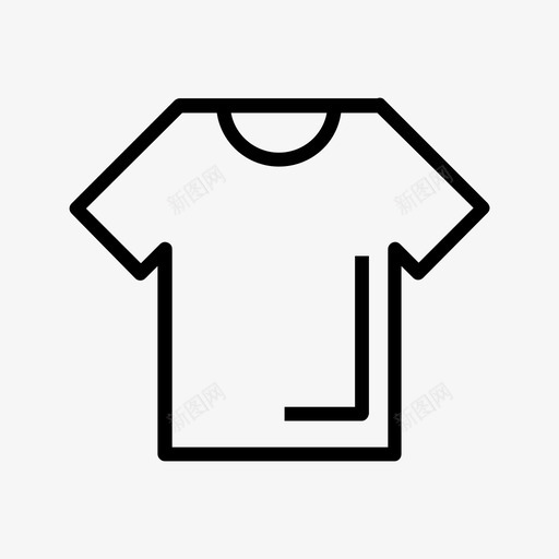 T恤干净衣服图标svg_新图网 https://ixintu.com T恤 干净 衣服 裤子