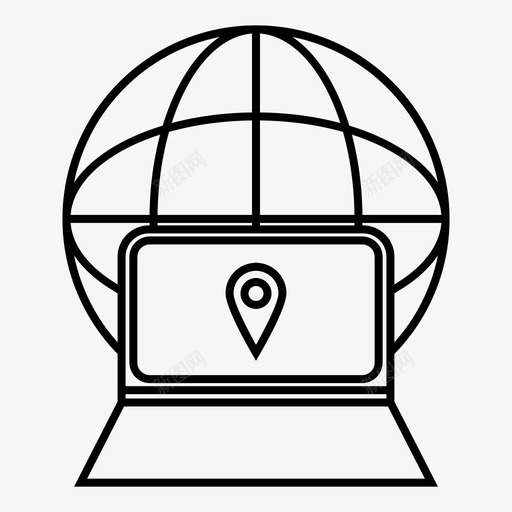 浏览地球仪互联网图标svg_新图网 https://ixintu.com 互联网 地图 地球仪 学校 浏览 笔记本 笔记本电脑
