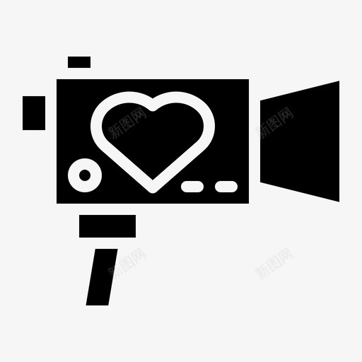 婚礼录影带相机胶卷图标svg_新图网 https://ixintu.com 婚礼录影带 爱情实实在在 相机 胶卷