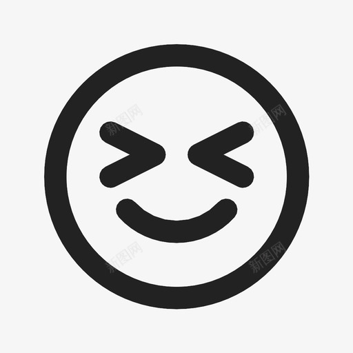 开心兴奋表情情感图标svg_新图网 https://ixintu.com 开心兴奋 情感 笑脸 表情
