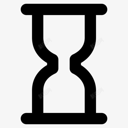 沙漏古代计时器鸡蛋计时器图标svg_新图网 https://ixintu.com 古代计时器 沙子计时器 沙漏 用户界面粗体图标 鸡蛋计时器