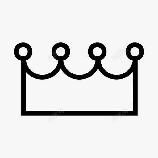皇冠抽象特大号图标svg_新图网 https://ixintu.com 徽标 抽象 特大号 皇冠 皇家