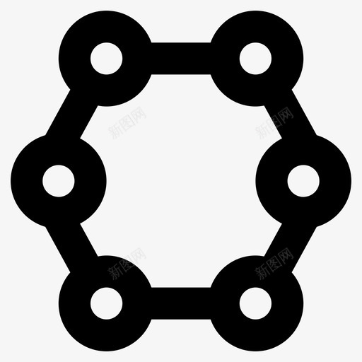 环形网络拓扑网络图网络节点图标svg_新图网 https://ixintu.com 环形网络拓扑 用户界面粗体图标 网络图 网络拓扑 网络结构 网络节点