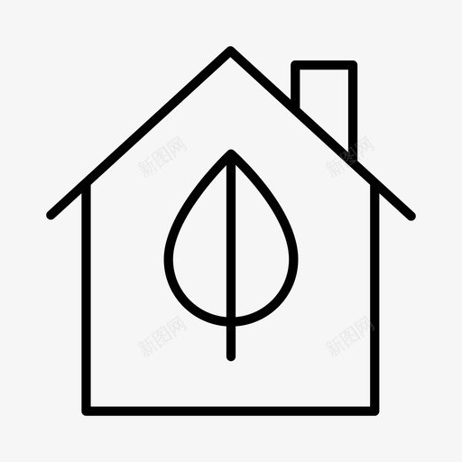 温室保护环境图标svg_新图网 https://ixintu.com 保护 可持续性 温室 环境 绿色能源