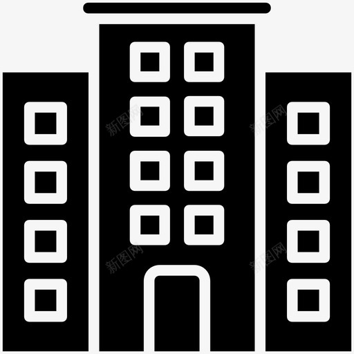酒店建筑汽车旅馆游客招待所图标svg_新图网 https://ixintu.com 汽车旅馆 游客之家 游客招待所 酒店建筑 餐厅雕文图标