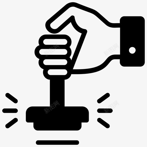 邮票橡皮图章邮票工具图标svg_新图网 https://ixintu.com 复古邮票 橡皮图章 物流投递字形图标 邮票 邮票工具