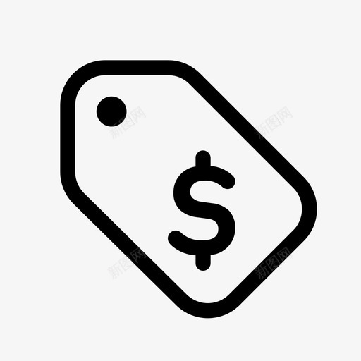价格标签折扣产品图标svg_新图网 https://ixintu.com 产品 价格标签 基本图标集 折扣 购物