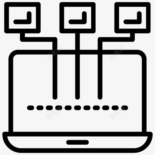 lan网络宽带网络计算机网络图标svg_新图网 https://ixintu.com lan网络 以太网网络 宽带网络 局域网 计算机网络 计算机网络线路图标