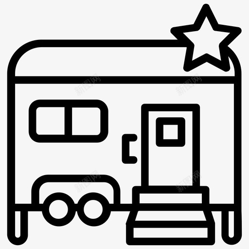 明星预告片演员预告片视频生产线图标svg_新图网 https://ixintu.com 明星预告片 演员预告片 视频生产线图标