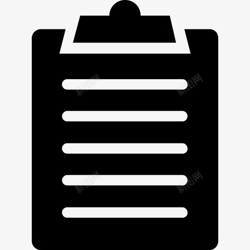 剪贴板清单注释图标svg_新图网 https://ixintu.com 业务标志符号 任务 剪贴板 报告 注释 清单