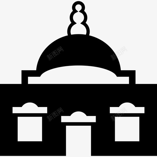 格尔德瓦建筑物我镇上的公共建筑图标svg_新图网 https://ixintu.com 建筑物 我镇上的公共建筑 格尔德瓦