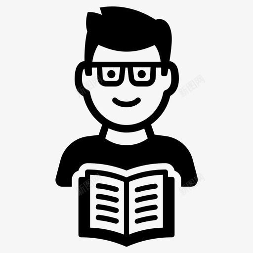 学习阅读工作图标svg_新图网 https://ixintu.com 学习 工作 阅读