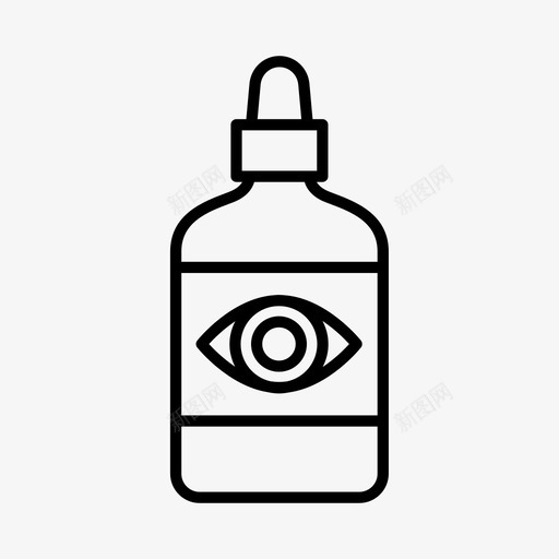 眼药水眼科医生验光师图标svg_新图网 https://ixintu.com 看 眼科医生 眼药水 验光 验光师