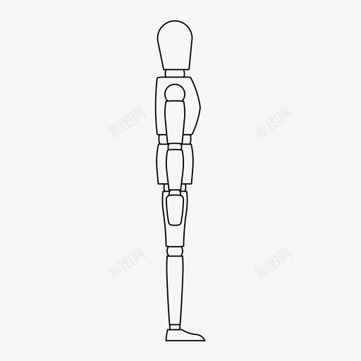 人体模型洋娃娃假人图标svg_新图网 https://ixintu.com 人体模型 人物 假人 木偶 模型 洋娃娃