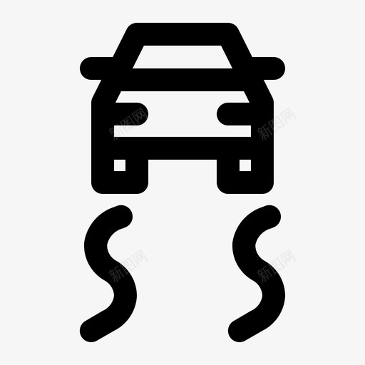 牵引力控制汽车图标svg_新图网 https://ixintu.com 汽车 牵引力控制