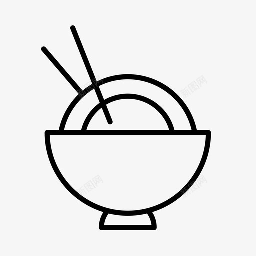 面条亚洲中国图标svg_新图网 https://ixintu.com 中国 中国城 亚洲 面条 食品