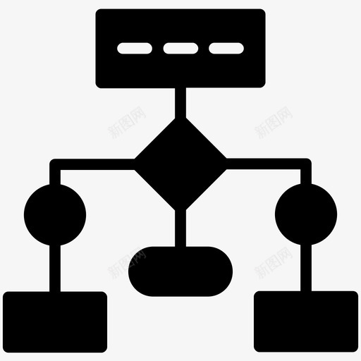 流程图组织结构图网页图标svg_新图网 https://ixintu.com 工作流程 流程图 组织结构图 编程字形图标 网页设计