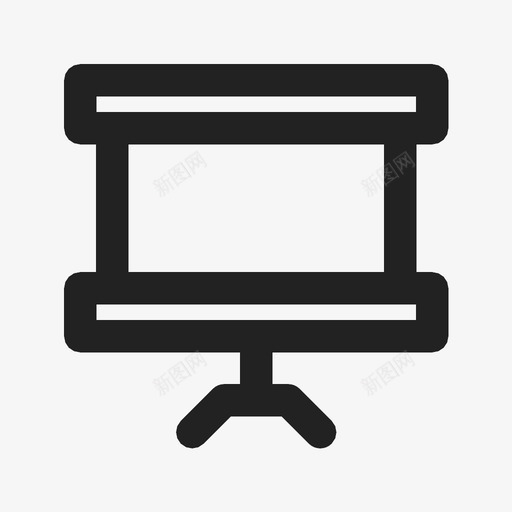 计划板办公室办公用品图标svg_新图网 https://ixintu.com 办公室 办公用品 演示 白板 计划板