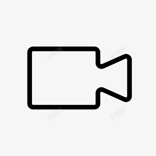 摄像机视频用户界面基本图标大svg_新图网 https://ixintu.com 摄像机 用户界面基本图标大 视频