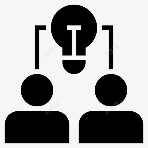 商业理念同事团队图标svg_新图网 https://ixintu.com 同事 商业理念 团队