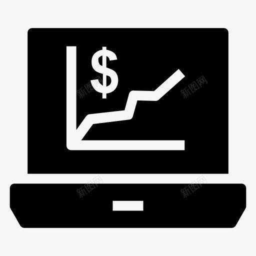 图表金融统计图标svg_新图网 https://ixintu.com 图表 统计 金融