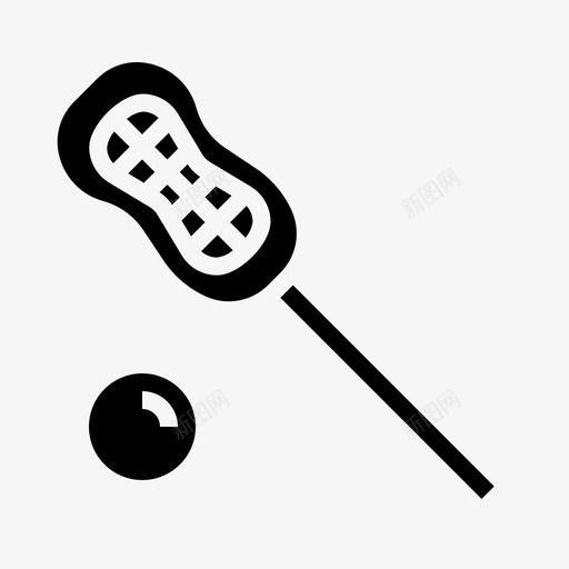 长曲棍球比赛运动图标svg_新图网 https://ixintu.com 团队 比赛 运动 运动实心 长曲棍球