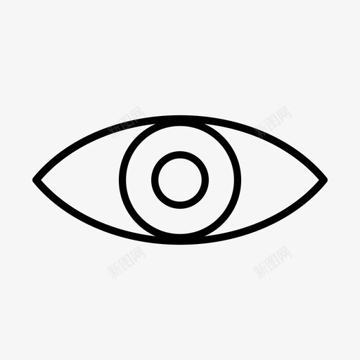 眼看混图标svg_新图网 https://ixintu.com 混 看 眼