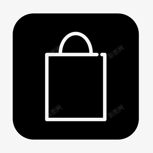 购物购物袋购物者图标svg_新图网 https://ixintu.com 填充按钮图标 购物 购物者 购物袋