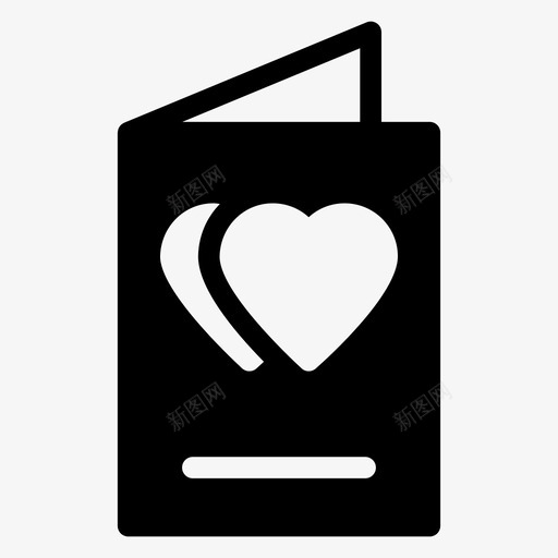 爱情卡问候浪漫图标svg_新图网 https://ixintu.com 浪漫 爱情卡 爱情和浪漫 祝福 问候