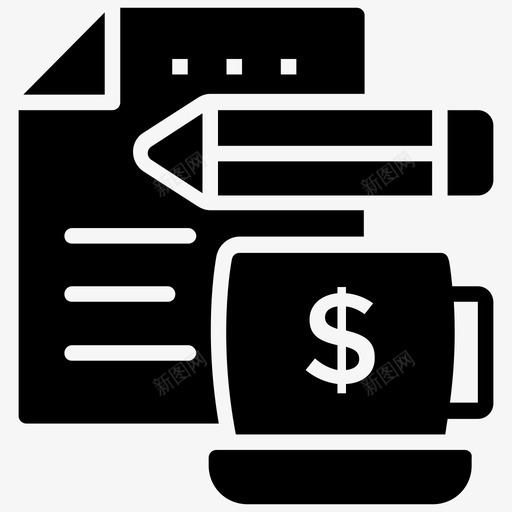 预算计划帐户会计图标svg_新图网 https://ixintu.com 会计 会计字形图标 储蓄 帐户 财务计划 预算计划