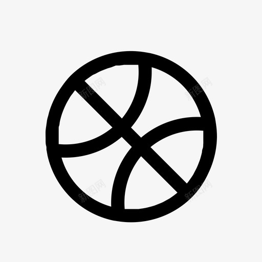 球篮篮球图标svg_新图网 https://ixintu.com 球 篮 篮球