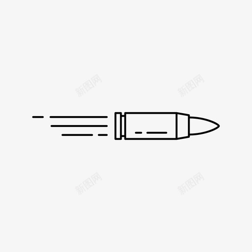子弹弹药飞行图标svg_新图网 https://ixintu.com 子弹 弹药 战区 抢子弹 枪 武器 飞行