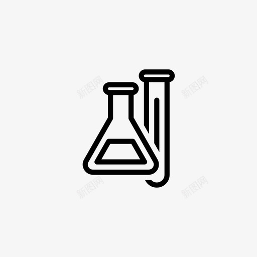 化学实验室科学图标svg_新图网 https://ixintu.com 化学 实验室 科学