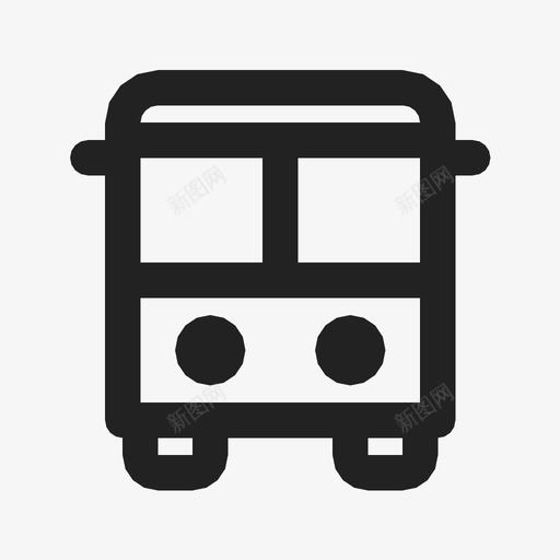 公共汽车小汽车公共交通工具图标svg_新图网 https://ixintu.com 公共交通工具 公共汽车 小汽车 校车